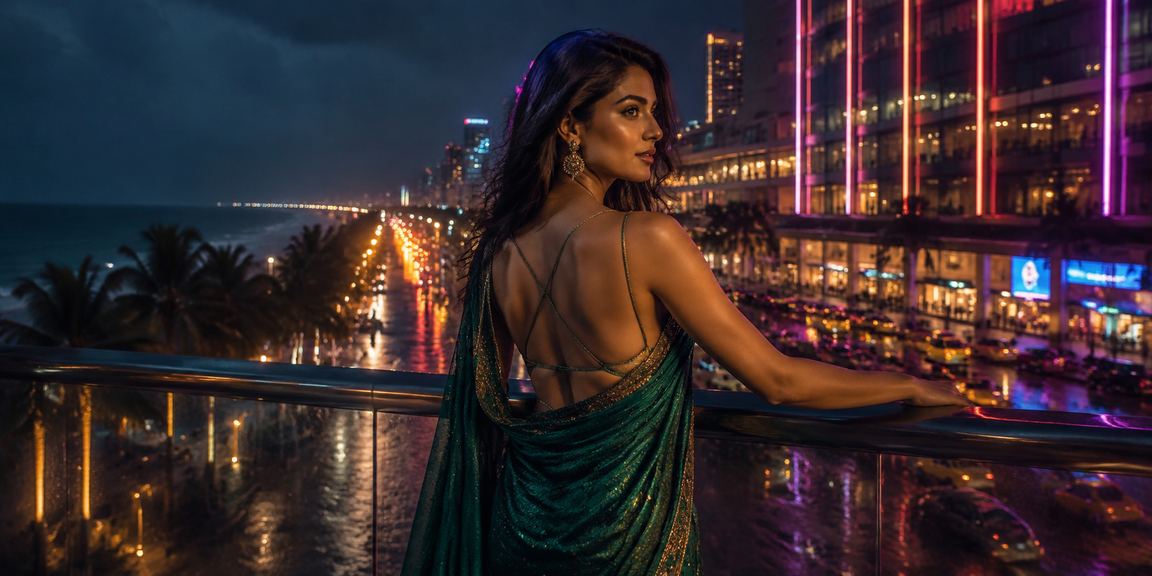 Indian woman logging into betting mobile app